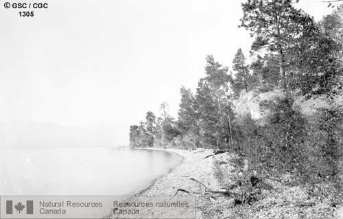 Photo 1305 : Le lac Okanagan en regardant vers le sud à partir de Mission (Colombie-Britannique)