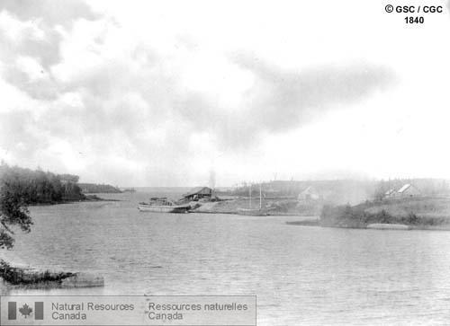 Photo 1840 : Rivière Throat, Manitoba regardant vers le lac Winnipeg