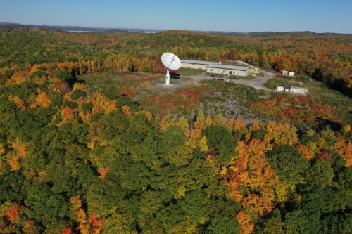 Photo 2020-355 : Station de réception satellitaire de Gatineau (photo acquise à l'aide d'un drone DJI Mavic 2 pro)