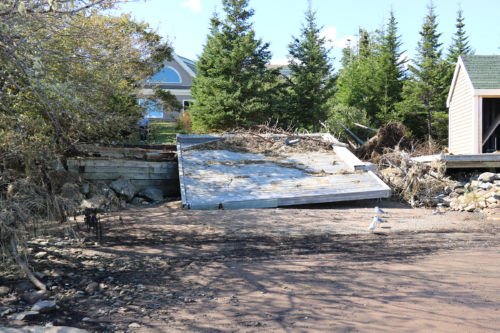 Photo 2020-858 : Shore damage from Hurricane Dorian, Hawkins Property