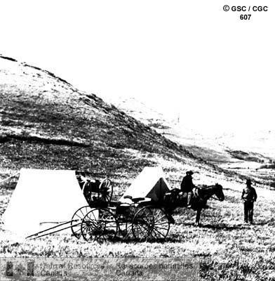 Photo 607 : Campement, coulée Cold Water, Swift Current (Saskatchewan), 1884