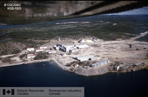Photo KGS-1525 : Vue aérienne de la mine Gunnar en Saskatchewan