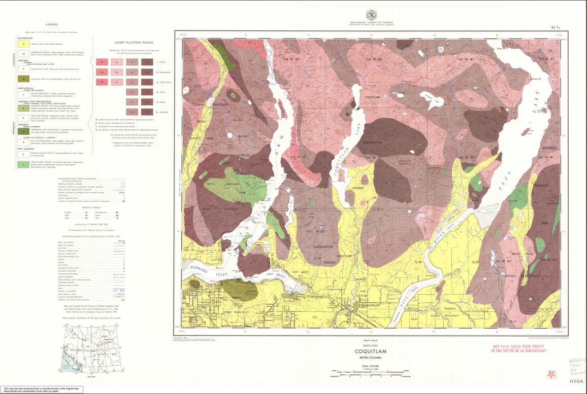 Port Coquitlam (092G07 Toporama) Map by Natural Resources Canada