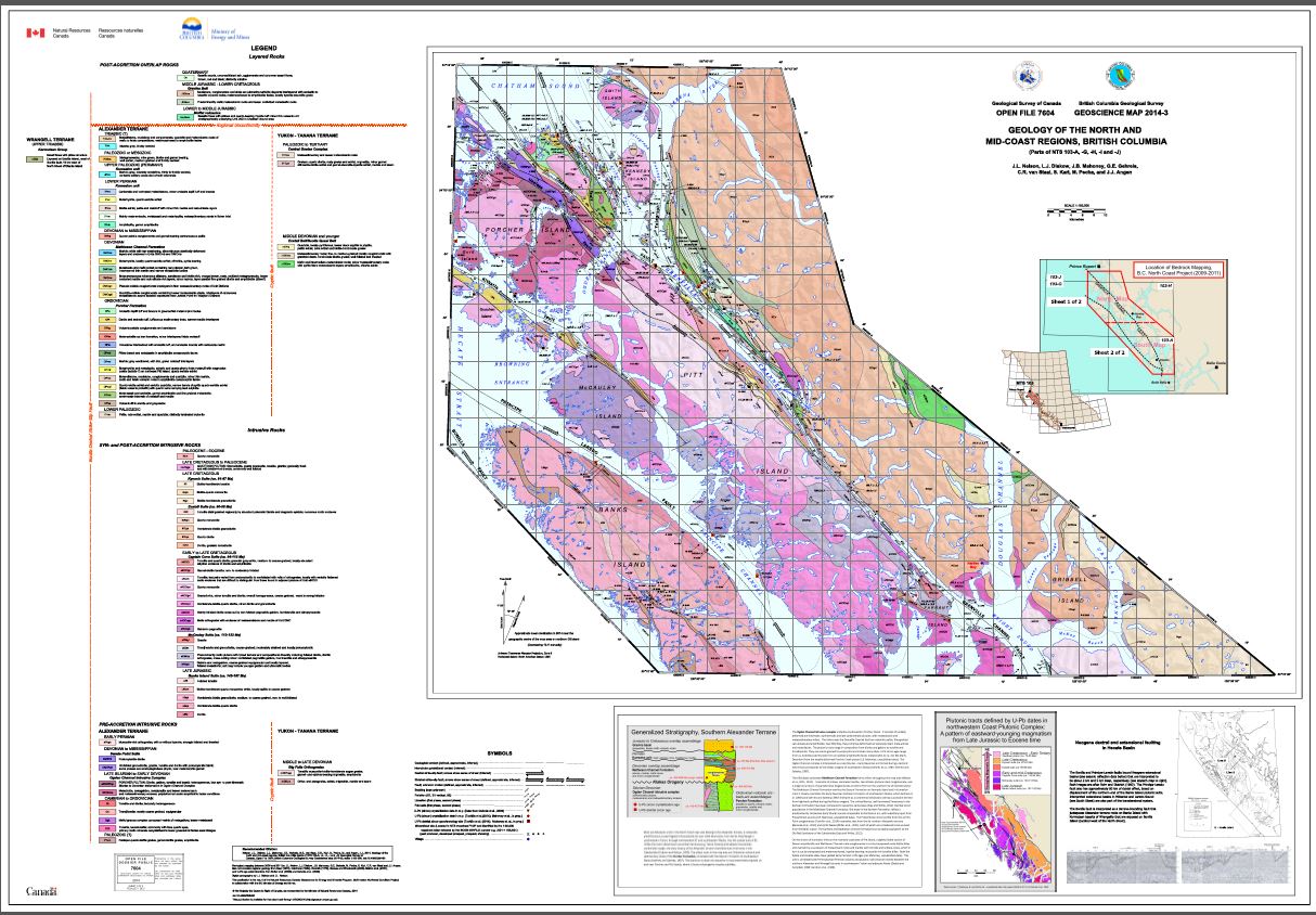 geological map of bc Geoscan Search Results Fastlink geological map of bc